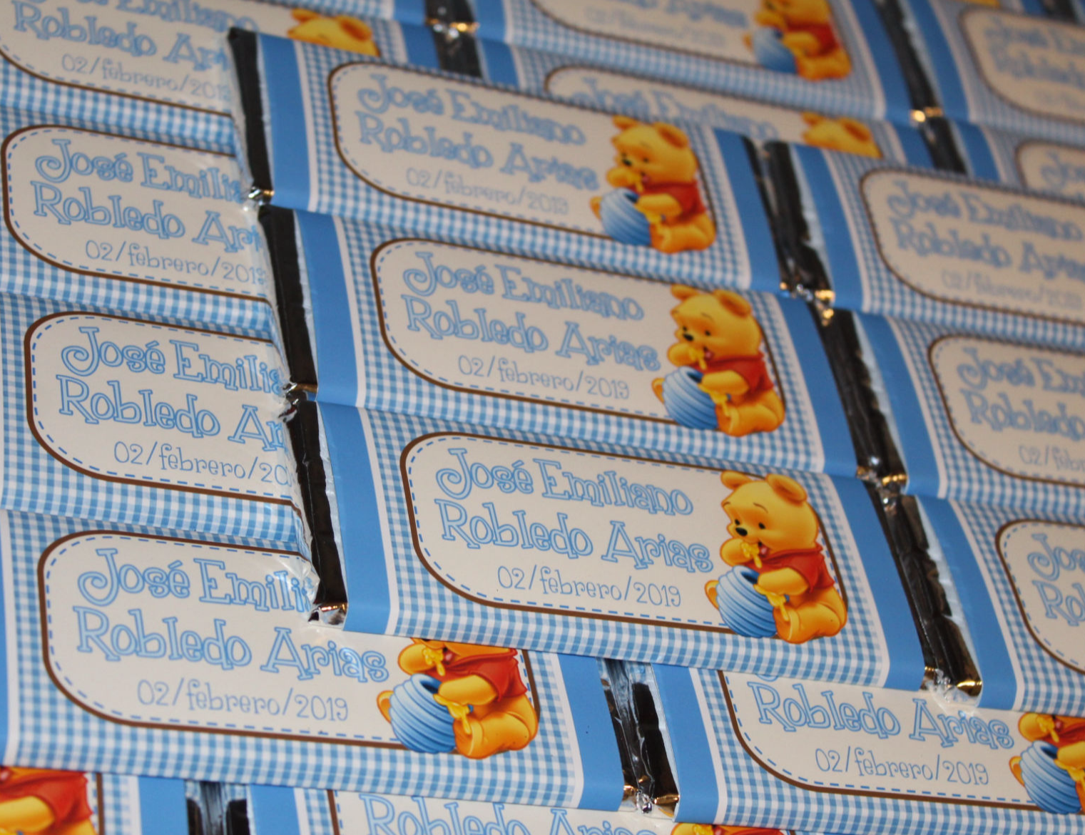 Chocolates con envoltura personalizada como recuerdo para tu Boda o evento - Envío a todo México - D-tallitos.com